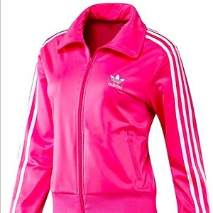 NWT Women’s Pink Adidas Track Jacket Size Large